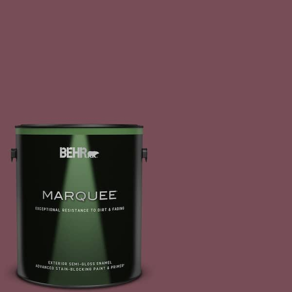 BEHR MARQUEE 1 gal. #MQ1-01 Rule Breaker Semi-Gloss Enamel Exterior Paint & Primer