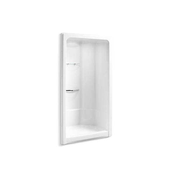KOHLER Sonata 48 in. x 36-1/2 in. x 90 in. Corner Shower Stall in White