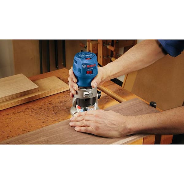 Bosch 7 Amp 1-1/4 HP Variable Speed Fixed-Based Palm Corded Router 