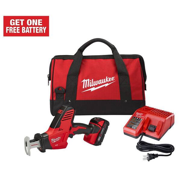 Milwaukee M18 Cordless Reciprocating Saw Kit, 18 V 