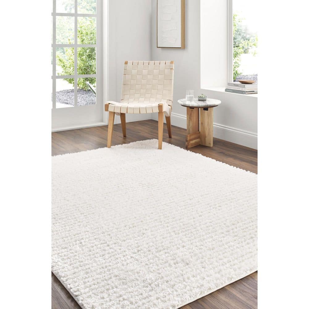 Nomadic Cream Modern Solid Color 7 ft. x 10 ft. Area Rug price history on PriceWatchPro