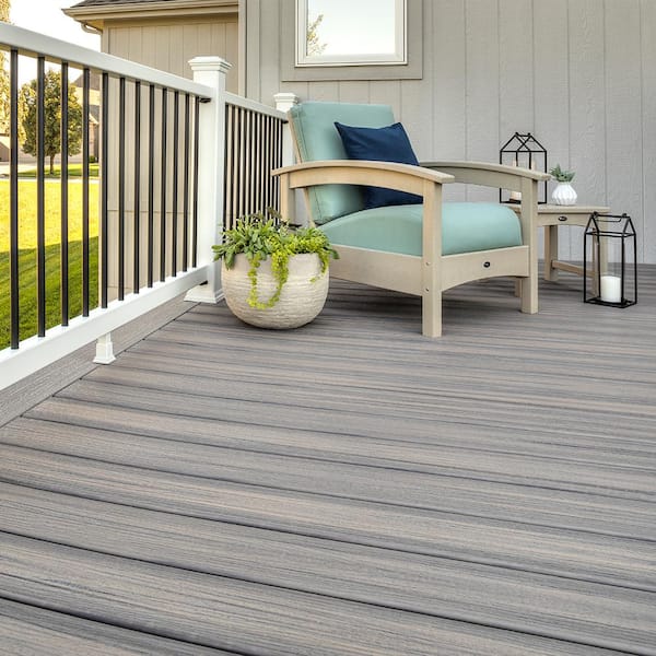 Trex Enhance Naturals Rocky Harbor Composite Deck Board - 12 ft Grooved Edge