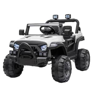 12 in. 3-5 Yrs Old. 12-Volt Electric Motorized Off-Road Car 2.4G Remote Control Head/Rear Lights Music Spring Suspension