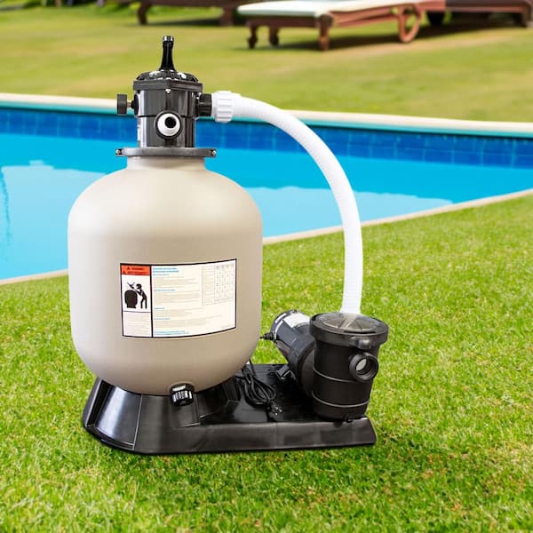 Swimline HydroTools 19\u0026quot; Above Ground Swimming Pool Sand Filter and  Pump System 71915 - The Home Depot