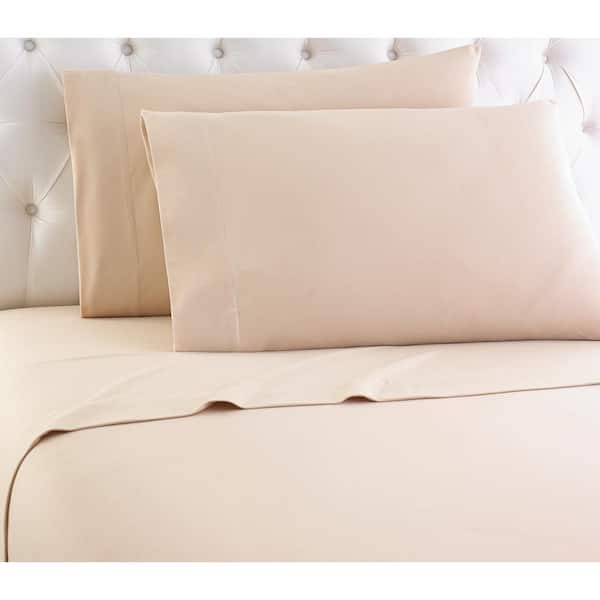 Micro Flannel 4-Piece Chino Solid Flannel Full Sheet Set
