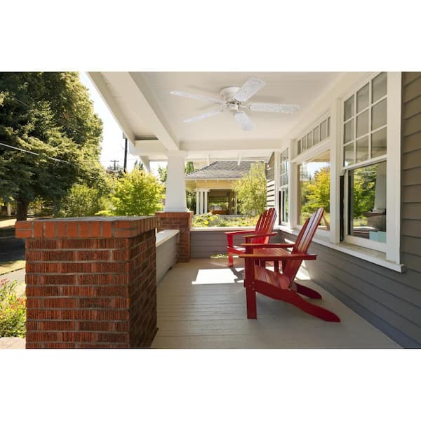 Contempra 48 in. Indoor/Outdoor White Ceiling Fan
