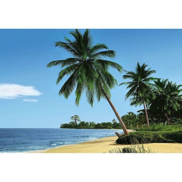 Komar 106 in. x 153 in. African Beach Wall Mural