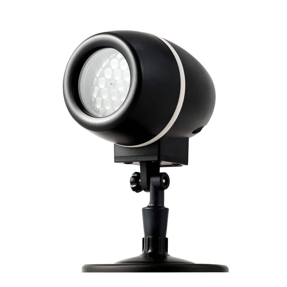 Costway 13.5 in. Rotating Black Christmas Projector Light with Remote