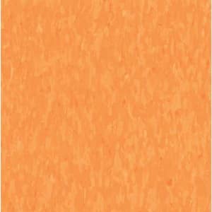Take Home Sample - Imperial Texture VCT Screamin Pumpkin Commercial Vinyl Tile - 6 in. x 6 in.