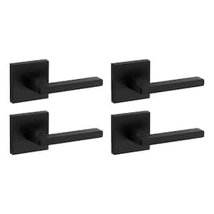 Door Pull, Entry Door Handle Square 'H' Type – 48″ Black