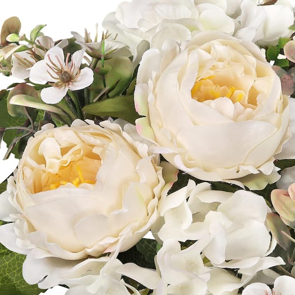 Luxury Peonies with Ivory Spray Roses Bouquet