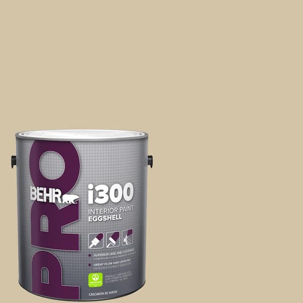 BEHR PRO 1 gal. #740C-3 Oat Straw Eggshell Interior Paint
