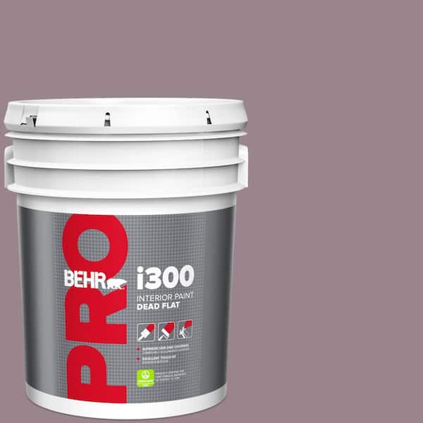 BEHR PRO 5 gal. #HDC-CL-05 Orchard Plum Dead Flat Interior Paint