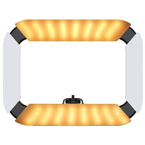 OBJLGEV Smartphone Video Rig Camera Stabilizer with LED Ring Light for Filmmaking YouTube Vlogging Adjustable Color Temperature