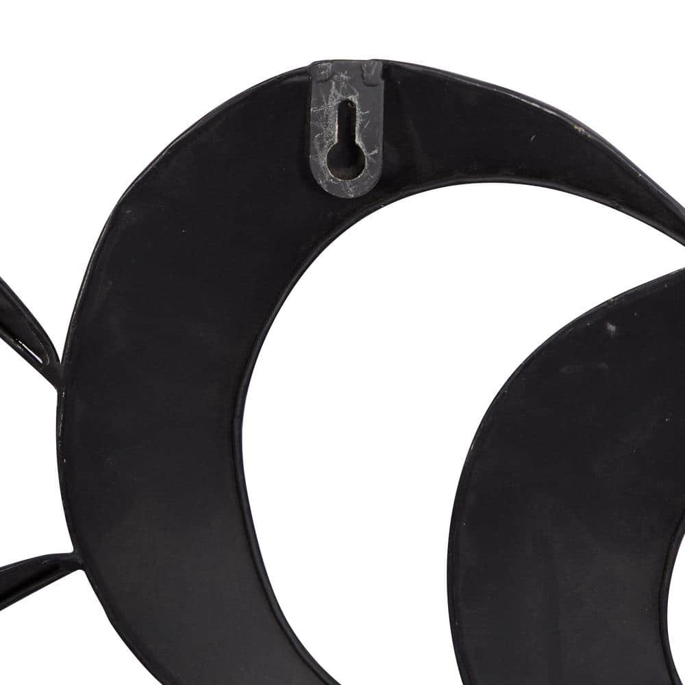 Multicolored Abstract Pinwheel Metal Wall Sculpture
