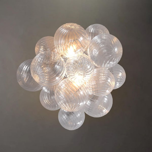 17 in. 2-Light Nickel Wall Sconce, Vanity light, Modern Wall Light for Living Room, Bathroom, Bedroom