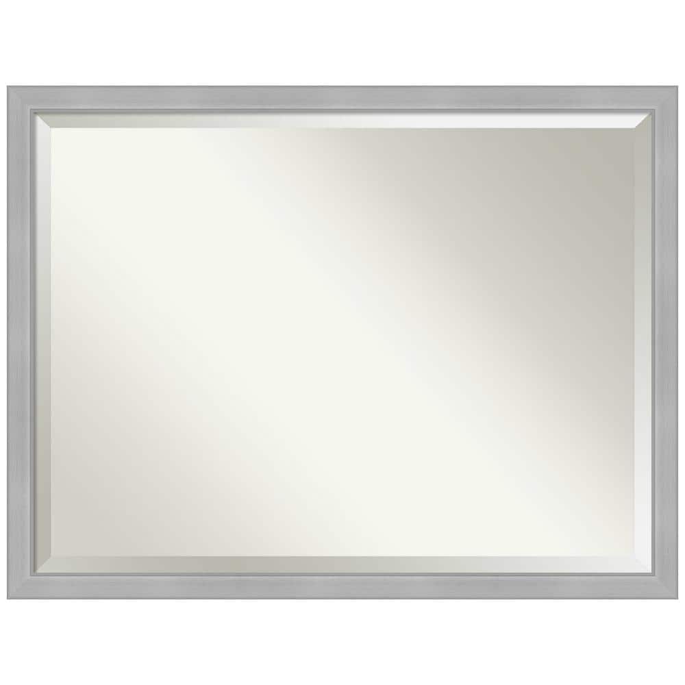Vista Brushed Nickel Narrow 42.5 in. H x 32.5 in. W Framed Wall Mirror price history on PriceWatchPro