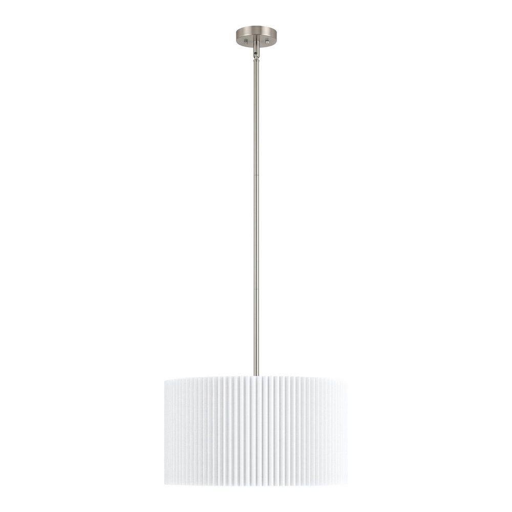 4-Light 21 in. Nickel Modern Drum Dimmable Chandeliers Dining Room Kitchen Ceiling Lights Foyer Bedroom Lighting price history on PriceWatchPro