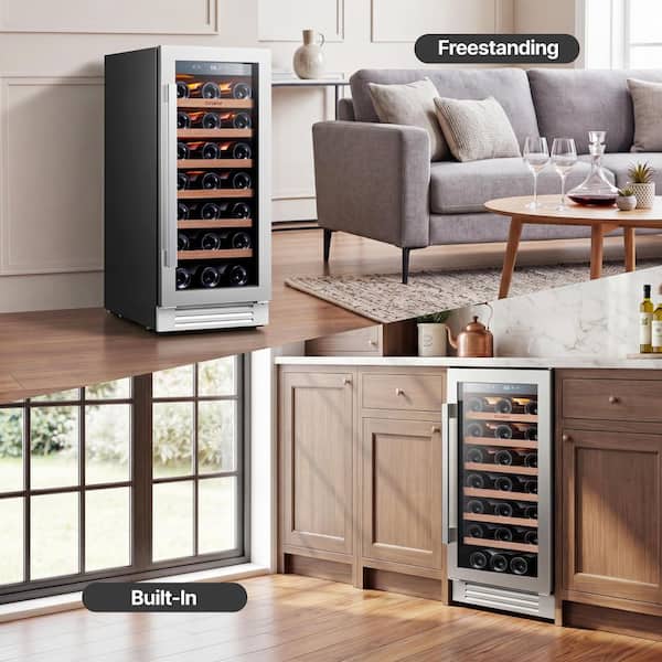 Ca'Lefort 15 in. Single Zone 33-Bottles Built-In Wine Cooler