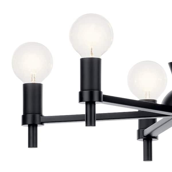 Kichler Torvee 6-Light Black Vintage Chandelier