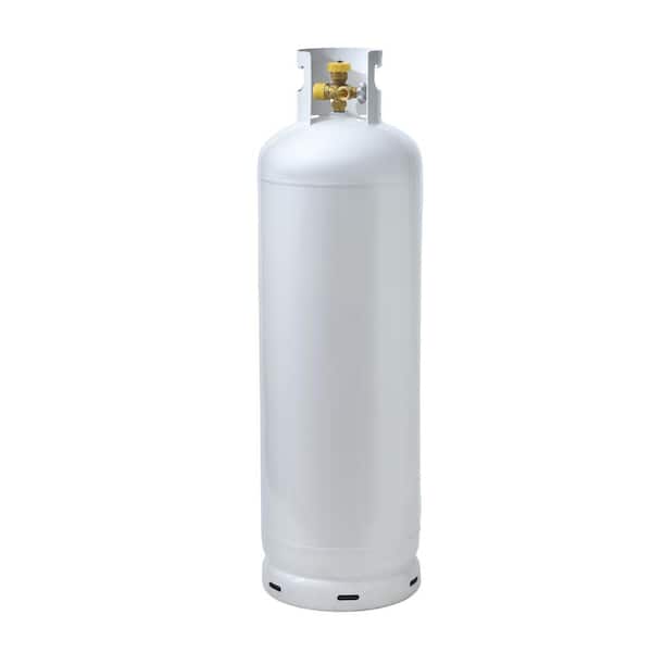 Flame King 100 lbs. Propane Tank with High Capacity Filler Multi Valve
