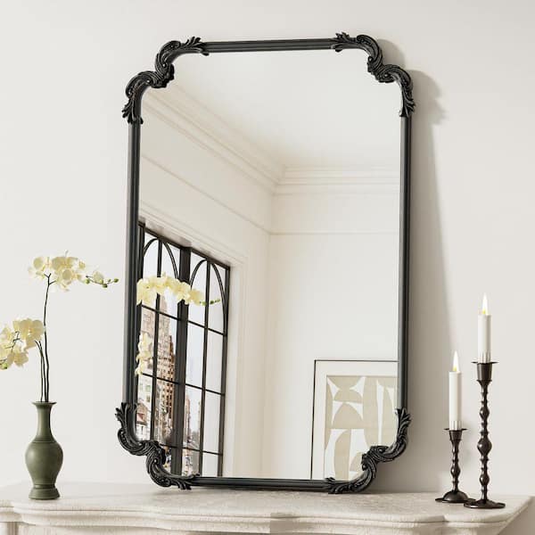 Sxiawe 18.9 in. W x 31.1 in. H Baroque Classic Antique Gold Arched