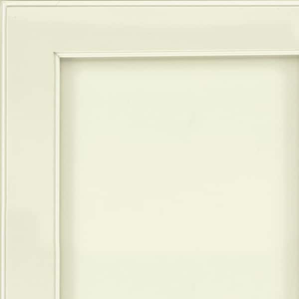 Geneva 7 5/16 in. W x 3/4 in. D x 7 5/16 in. H Quarter Cabinet Door Sample in Warm White