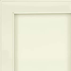 Geneva 7 5/16 in. W x 3/4 in. D x 7 5/16 in. H Quarter Cabinet Door Sample in Warm White