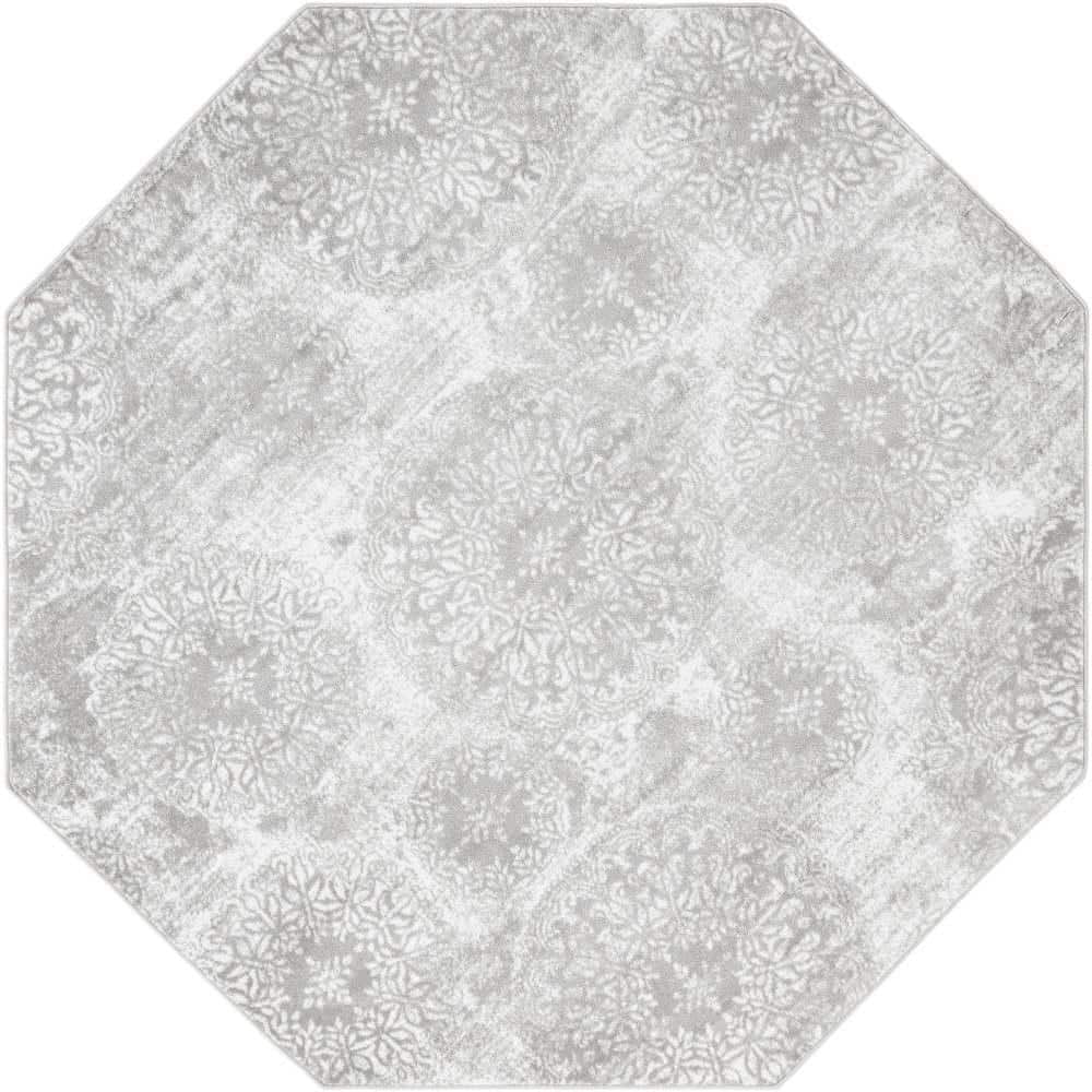 Sofia Grand Light Gray 7 ft. 10 in. x 7 ft. 10 in. Area Rug price history on PriceWatchPro