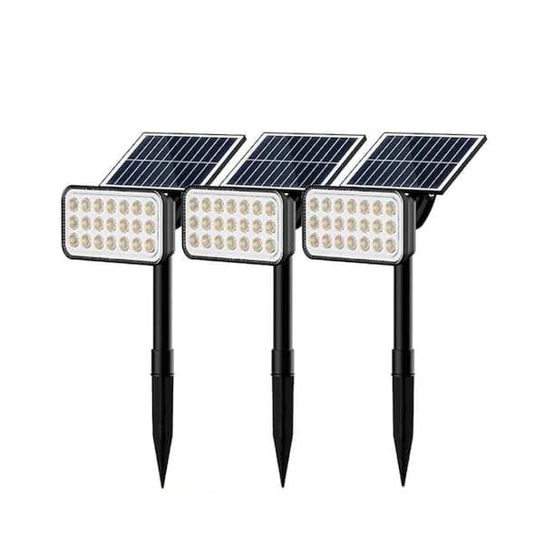 84-LED Solar Spotlights 5 Lighting Modes 360° Adjustable IP65 Waterproof Super Bright Outdoor Lights 4 Pack