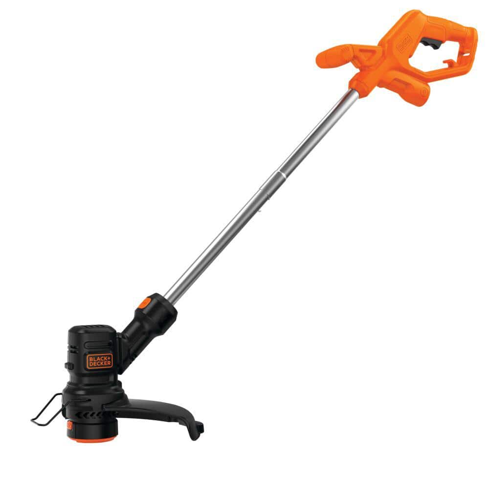 BLACK+DECKER 13 in. 4.0 Amp Corded Electric Single Line 2-in-1 String Trimmer and Lawn Edger with Automatic Feed