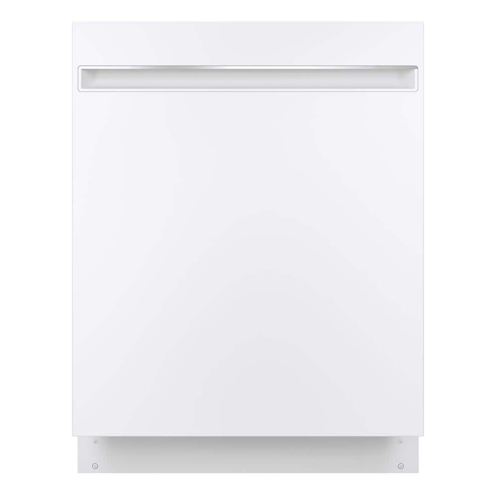 GE 24 in. Built-In White Top Control ADA Dishwasher with Stainless Steel Tub and 51 dBA