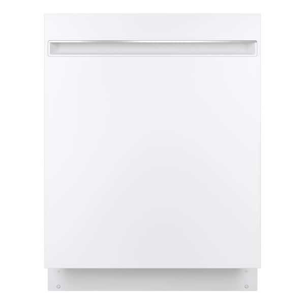 GE 24 in. Built-In White Top Control ADA Dishwasher with Stainless Steel Tub and 51 dBA