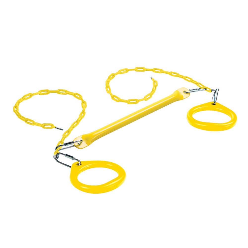 Circular Rings and Trapeze Bar Combo - Yellow