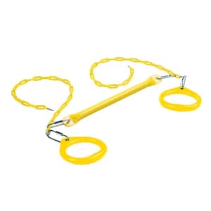 Circular Rings and Trapeze Bar Combo - Yellow