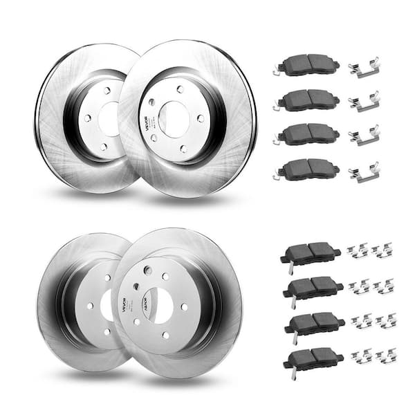 Front and Rear Brake Kit Compatible with 2013 Nissan Altima (Base, SL, SV and S Sedan), 2014-2018 Nissan Altima