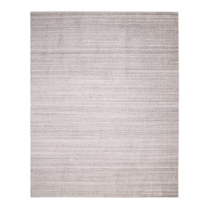 Halsey Contemporary Solid Linen 9 ft. x 12 ft. Hand-Knotted Area Rug