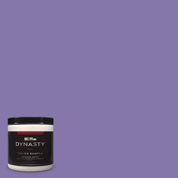 BEHR DYNASTY 8 oz. #640B-6 Grape Parfait Matte Stain-Blocking Interior/Exterior Paint & Primer Sample