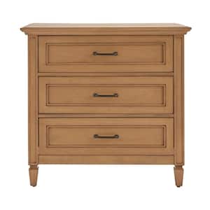 Bonawick Patina 3-Drawer Nightstand (30 in. H x 32 in. W x 19 in. D)