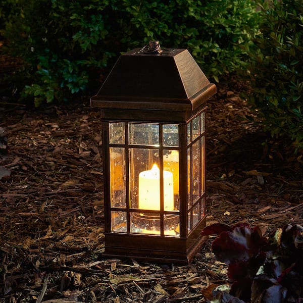 Didi Small Solar Candle Light Lantern, Set of Two