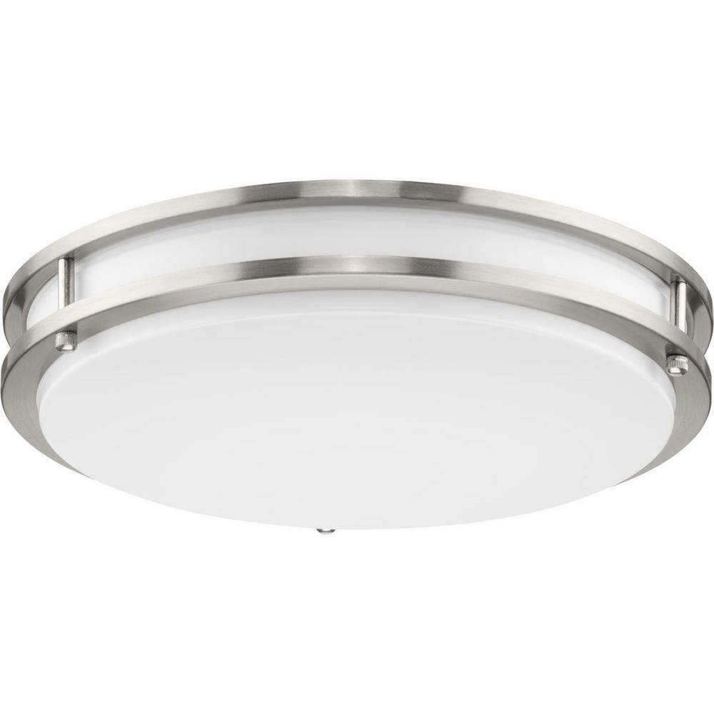 Abide 14'' Brushed Nickel LED Flush Mount Light