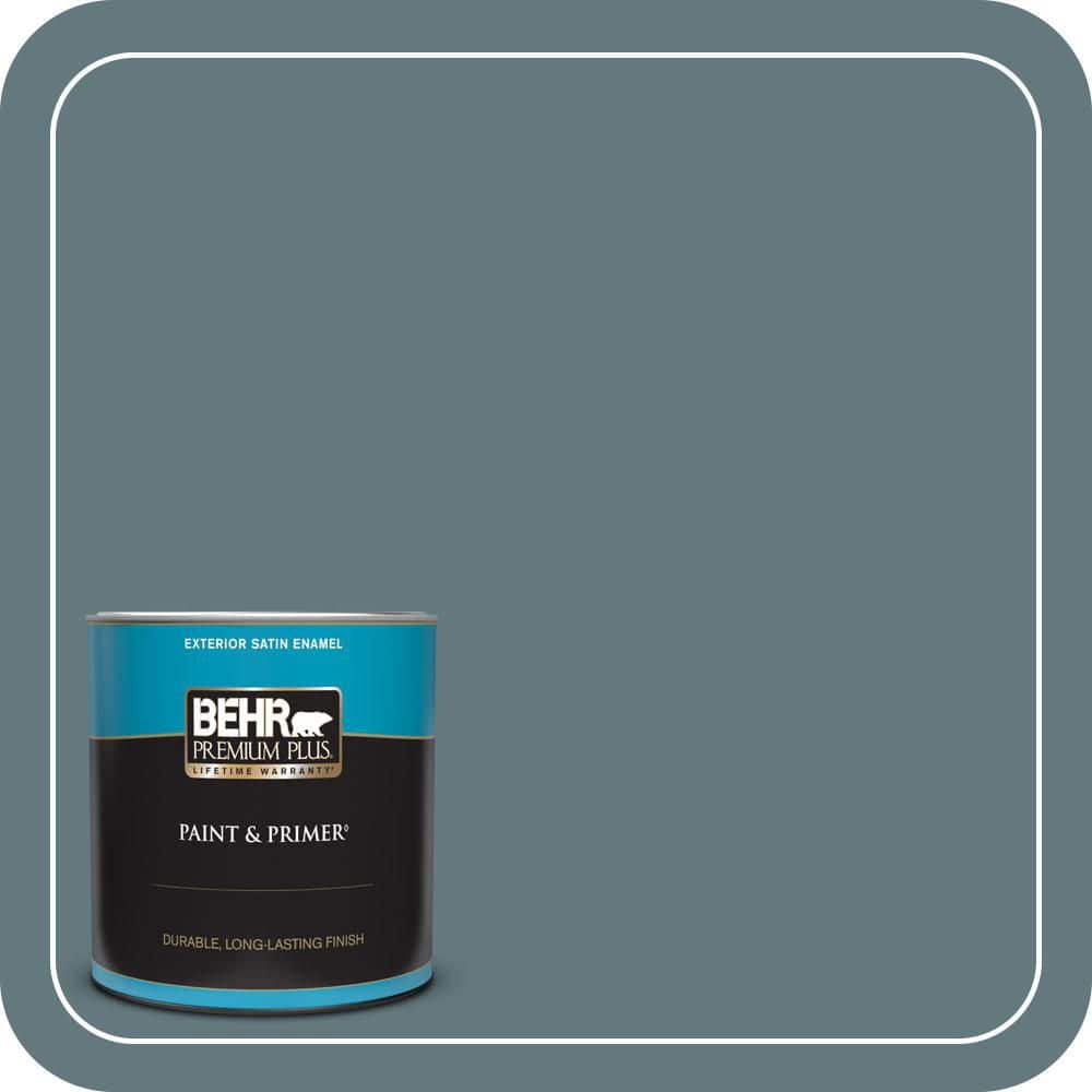 1 qt. #BXC-81 Crater Lake Satin Enamel Exterior Paint & Primer price history on PriceWatchPro