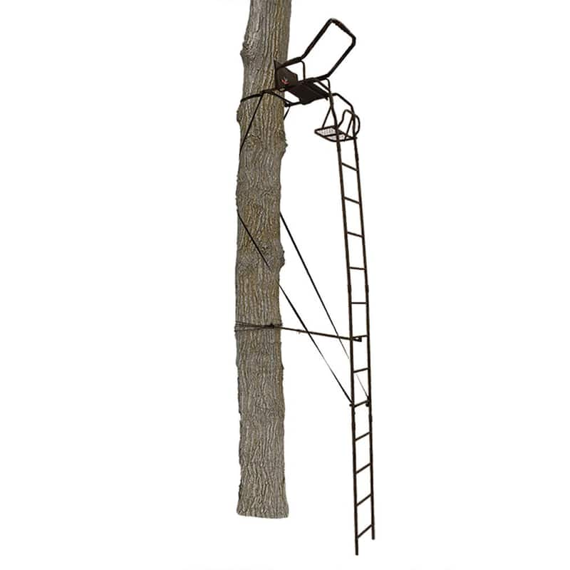 17 ft. Warrior DXT Lightweight Portable Hunting Outside Tree Stand Ladder