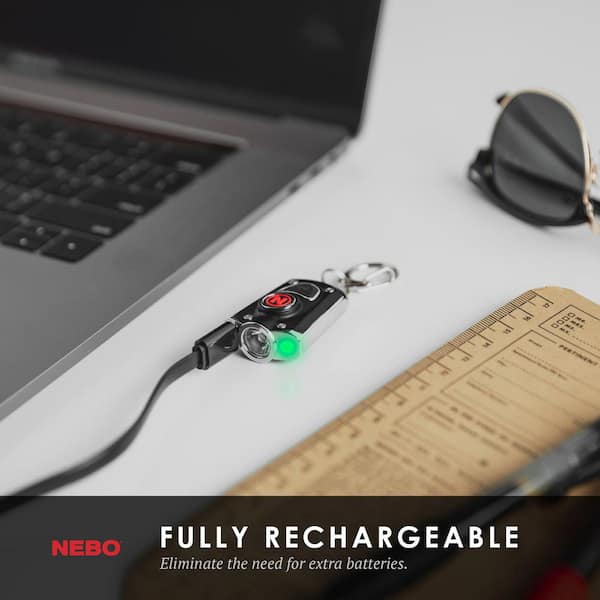 NEBO MYCRO 400-Lumens Rechargeable Battery LED Keychain