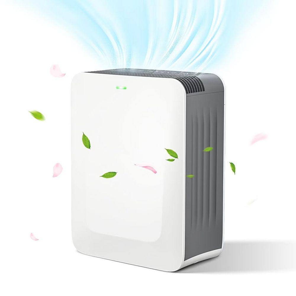 280 sq. ft. HEPA Room Air Purifier in White with Timer, 3-Speeds, Clean 99.99%, 135CFM CADR price history on PriceWatchPro
