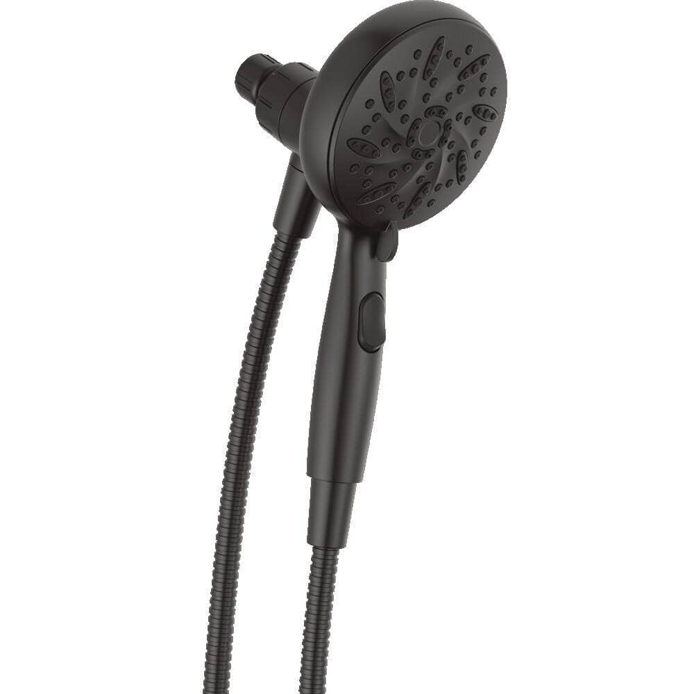 SureDock Magnetic 6-Spray Patterns 1.75 GPM 4.94 in. Wall Mount Handheld Shower Head in Matte Black price history on PriceWatchPro