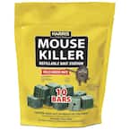 Mouse Killer Bars with Refill Bait Station (10-Pack)