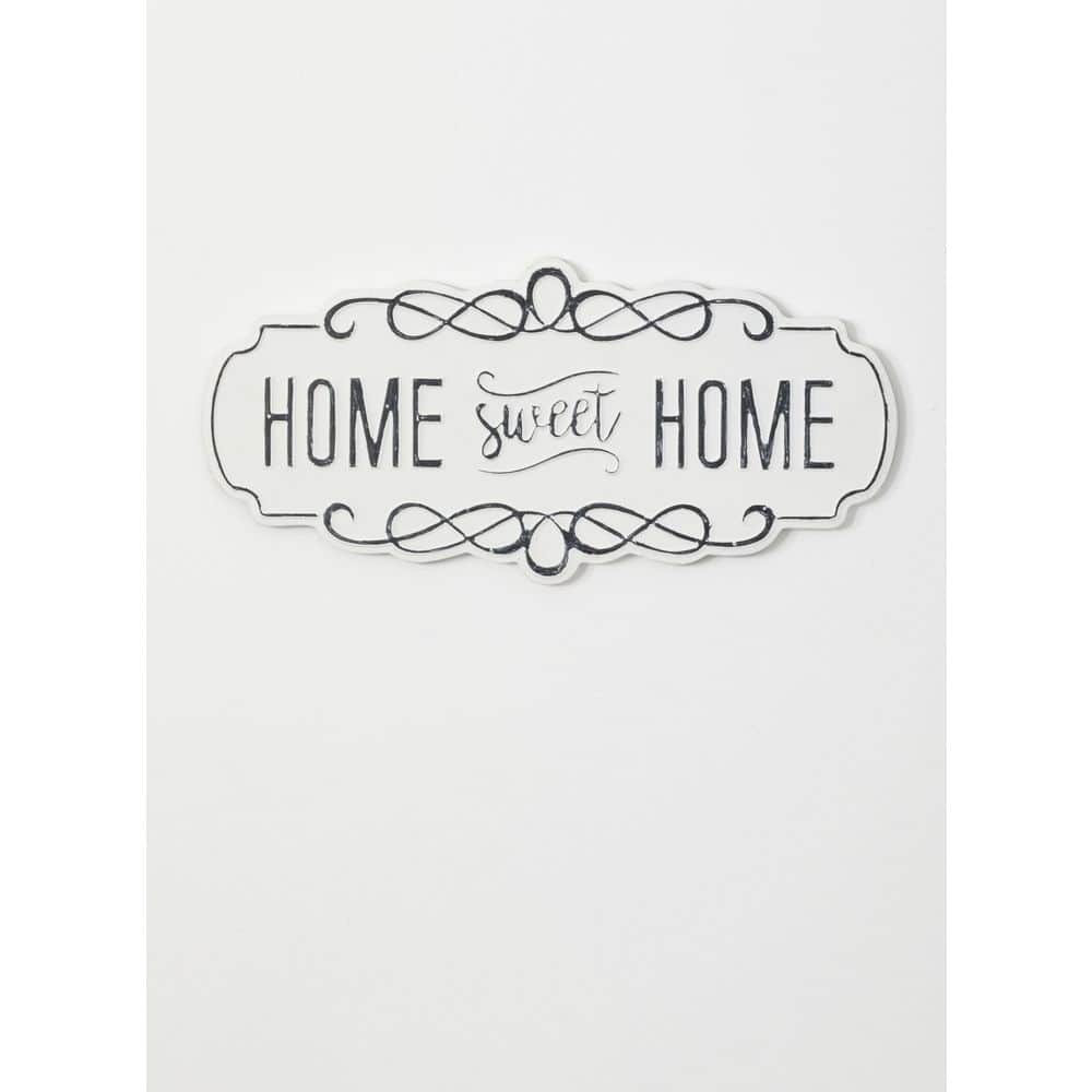 SULLIVANS 24" x 11.25" Metal Home Sweet Home Decorative Sign Wall Decor