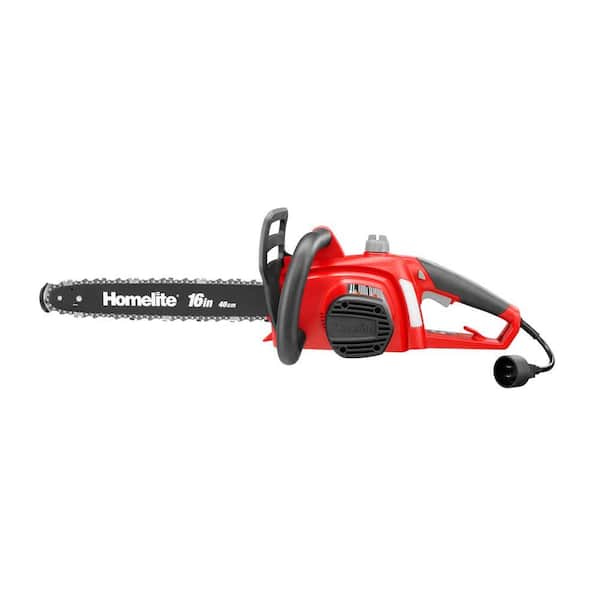BLACK+DECKER 16 in. 12 AMP Corded Electric Rear Handle Chainsaw with  Automatic Oiler CS1216 - The Home Depot