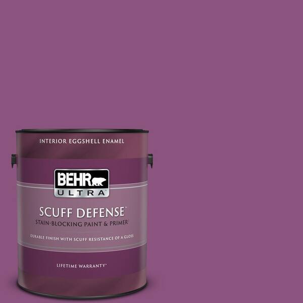 BEHR ULTRA 1 gal. Home Decorators Collection #HDC-MD-07 Dynamic Magenta Extra Durable Eggshell Enamel Interior Paint & Primer